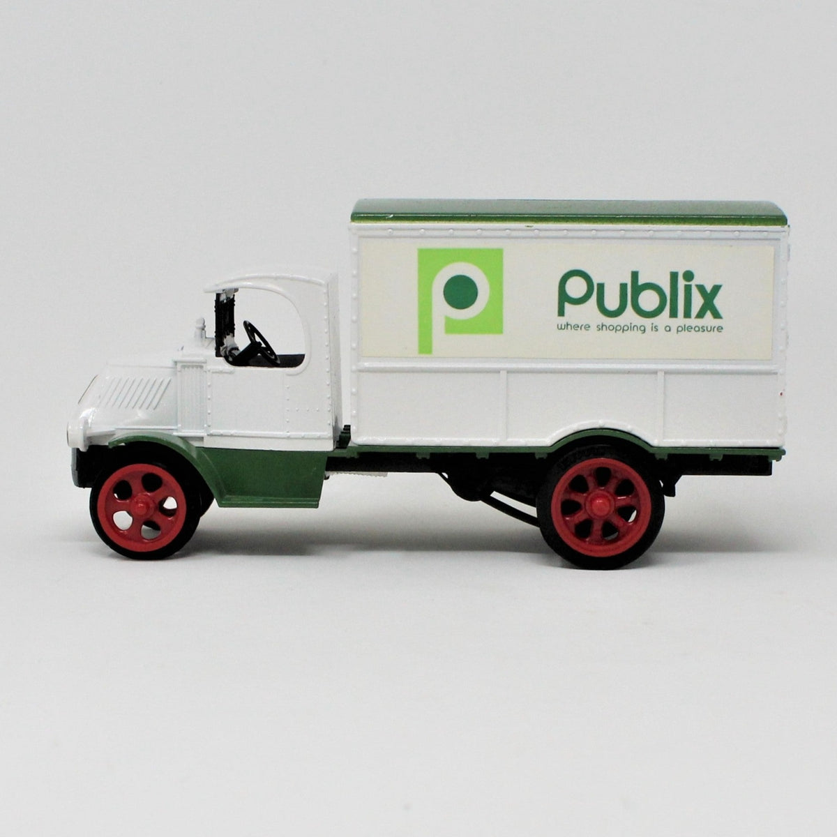 Coin Bank: ERTL Publix 1926 Mac Bull Dog Truck #22040, with Key, Korea, Vintage 1989 - SOLD