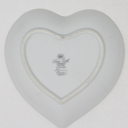 Trinket Dish, Ziggy Heart Shaped Dish, Sharing is Caring, 1980, Vintage