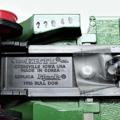 Coin Bank: ERTL Publix 1926 Mac Bull Dog Truck #22040, with Key, Korea, Vintage 1989 - SOLD
