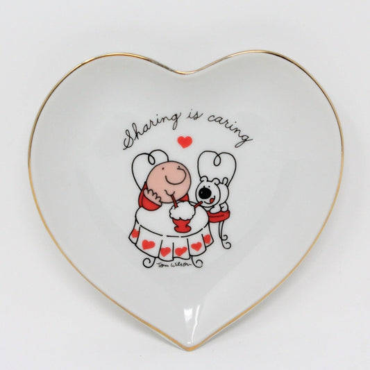 Ziggy heart shaped dish, vintage 1980