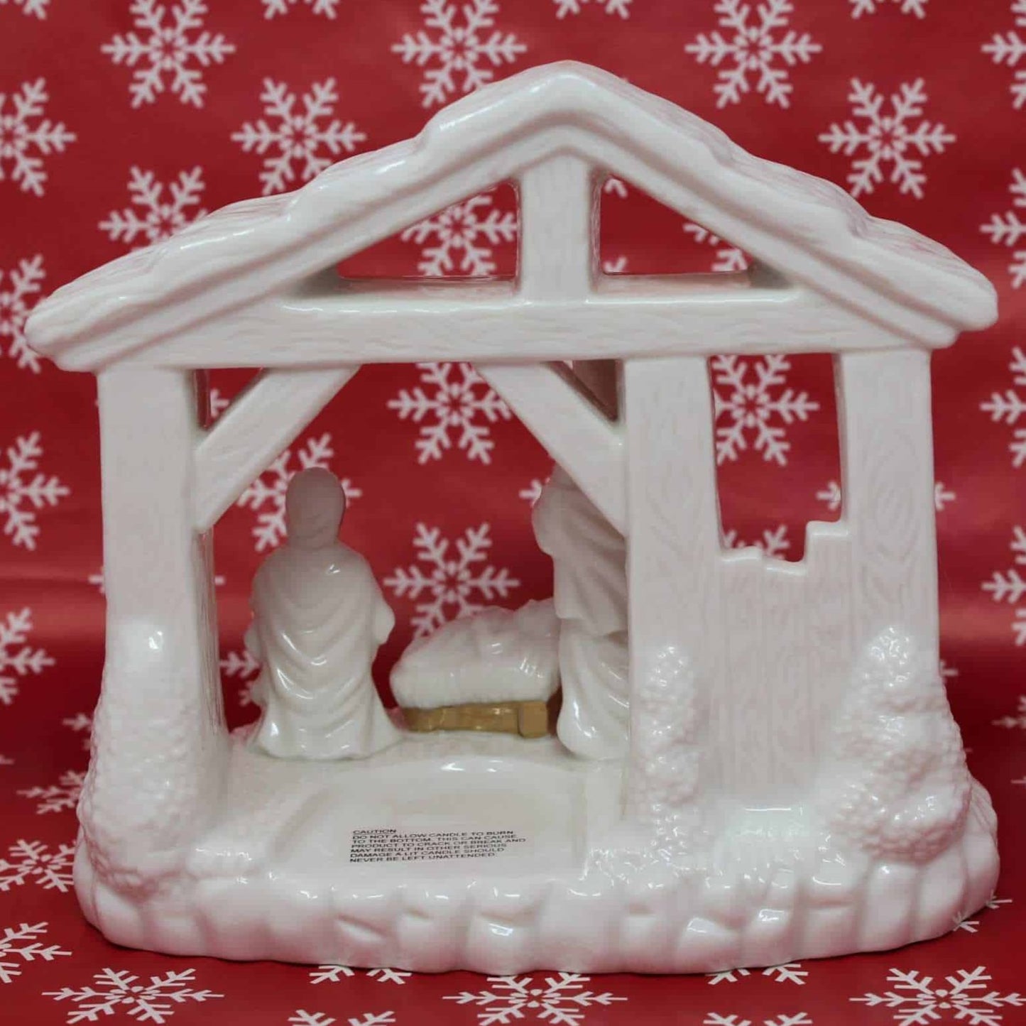 Candle Holder, Mikasa, Holiday Elegance Nativity Creche, Porcelain, 2001