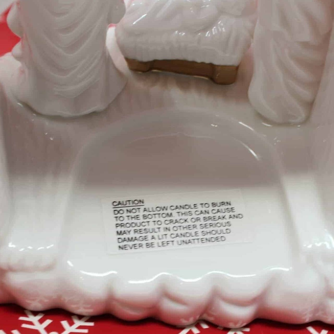 Candle Holder, Mikasa, Holiday Elegance Nativity Creche, Porcelain, 2001