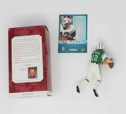 Ornament, Hallmark, Football Legends, Joe Namath #3, 1997