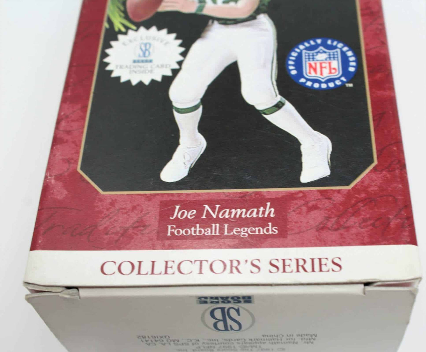Ornament, Hallmark, Football Legends, Joe Namath #3, 1997