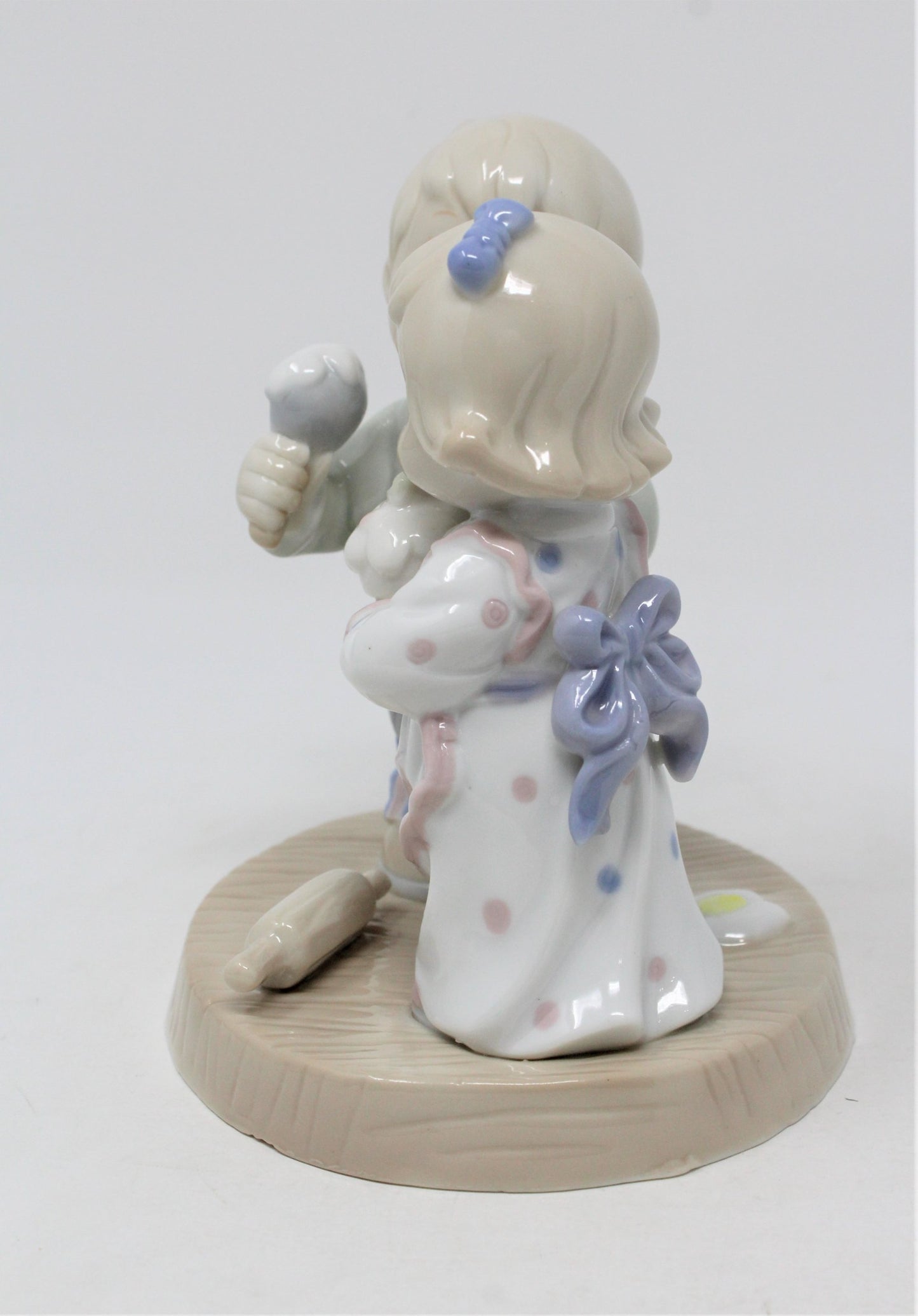 Figurine, Boy, Girl with Cake, All Love is Sweet...", Shelley, Valentine's Day 2002, Porcelain