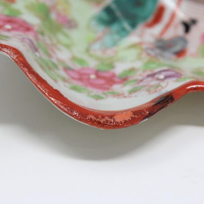 Bowl, Hand Painted, Geisha Girl Moriage, 3-Footed, Vintage