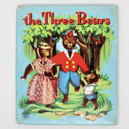 Children's Book, Tell A Tale, The Three Bears, Whitman, Hardcover, Vintage 1952