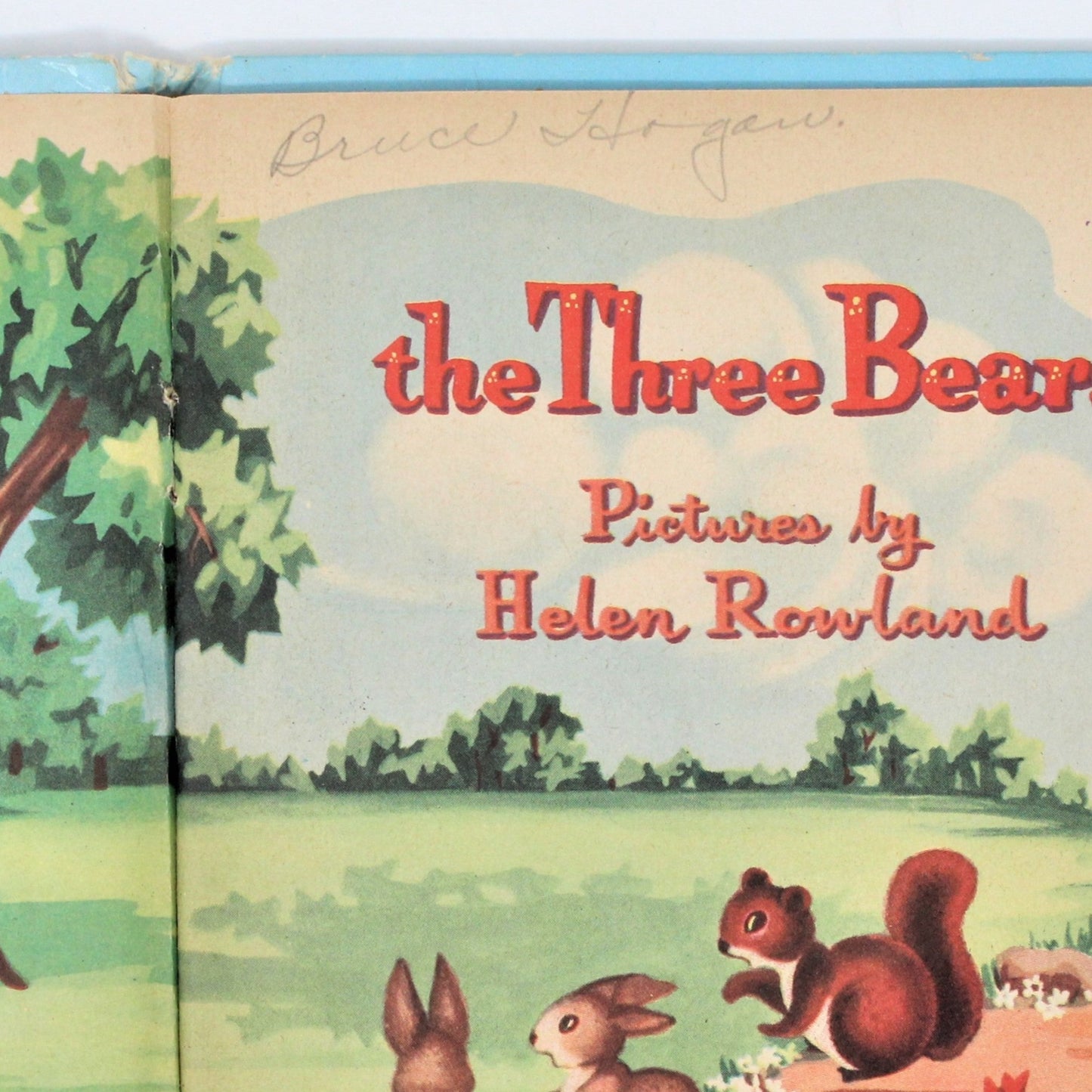 Children's Book, Tell A Tale, The Three Bears, Whitman, Hardcover, Vintage 1952