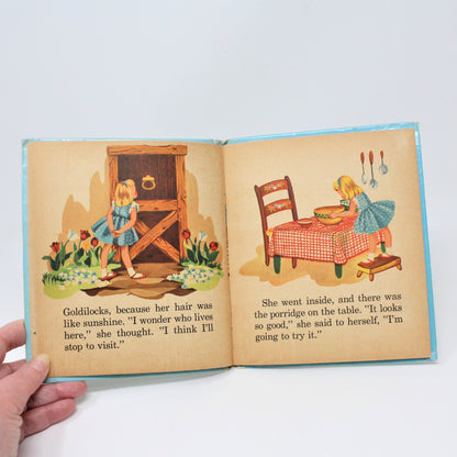 Children's Book, Tell A Tale, The Three Bears, Whitman, Hardcover, Vintage 1952