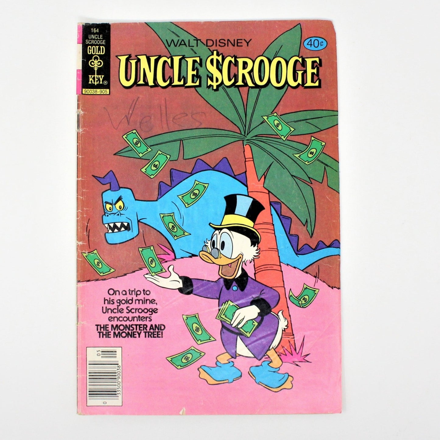 Comic Book, Gold Key, Walt Disney Comics, Uncle Scrooge #164, Vintage 1979