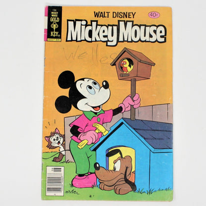 Comic Book, Gold Key, Walt Disney, Mickey Mouse #196, Vintage 1979