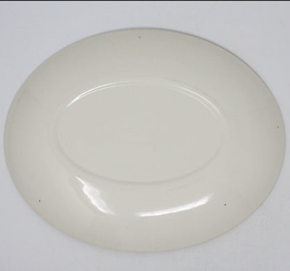 Serving Platter, Edwin M. Knowles, Blossom Time, Ceramic, Vintage