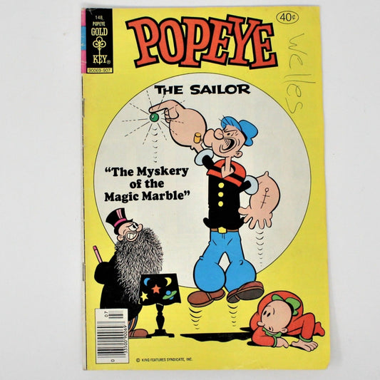 Comic Book, Gold Key, Popeye The Sailor #148, Vintage 1979