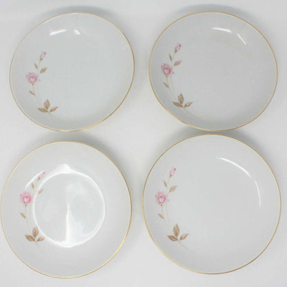 Soup / Salad Bowls, Style House, Reverie, Pink Roses, Set of 4, Vintage