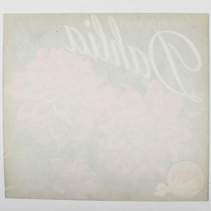 Crate Label, Redlands Dahlia, Sunkist Oranges, California, Vintage 1950's