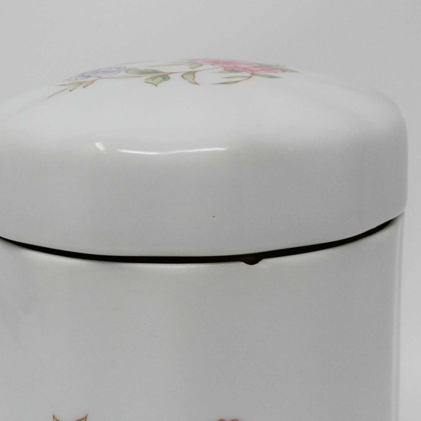 Canister, FTD, Floral, Taiwan, Vintage