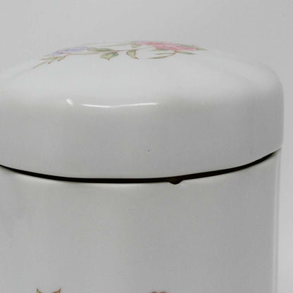 Canister, FTD, Floral, Taiwan, Vintage