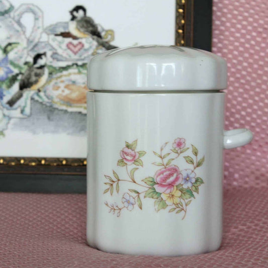 Canister, FTD, Floral, Taiwan, Vintage