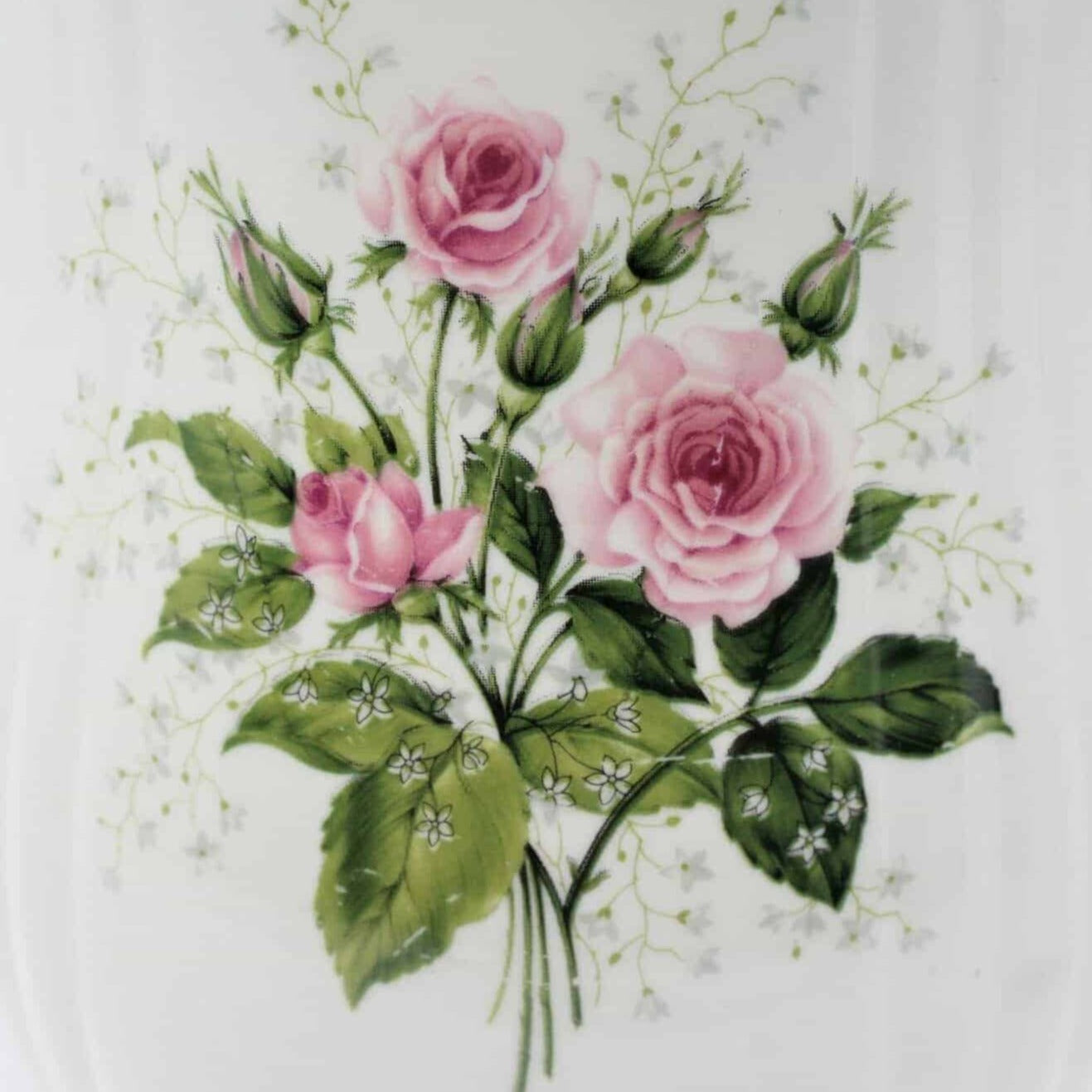 Vintage Water, Juice, Milk Pitcher or Flower Vase. Beautiful Tea Rose –  Anything Discovered