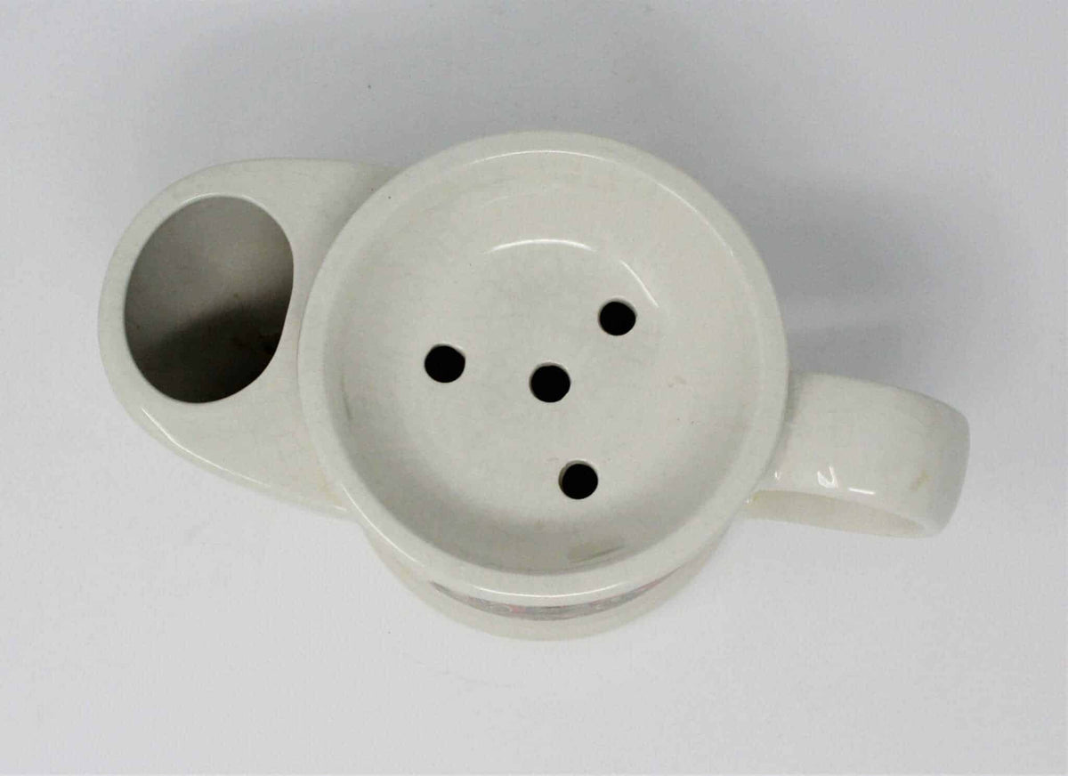 Shaving Mug / Scuttle: Wade Ceramics, Steam Roller by Aveling, Transfer Print, England, Vintage 1960s - SOLD
