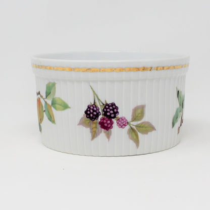 Soufflé Dish, Royal Worcester, Evesham Gold, 5", Vintage