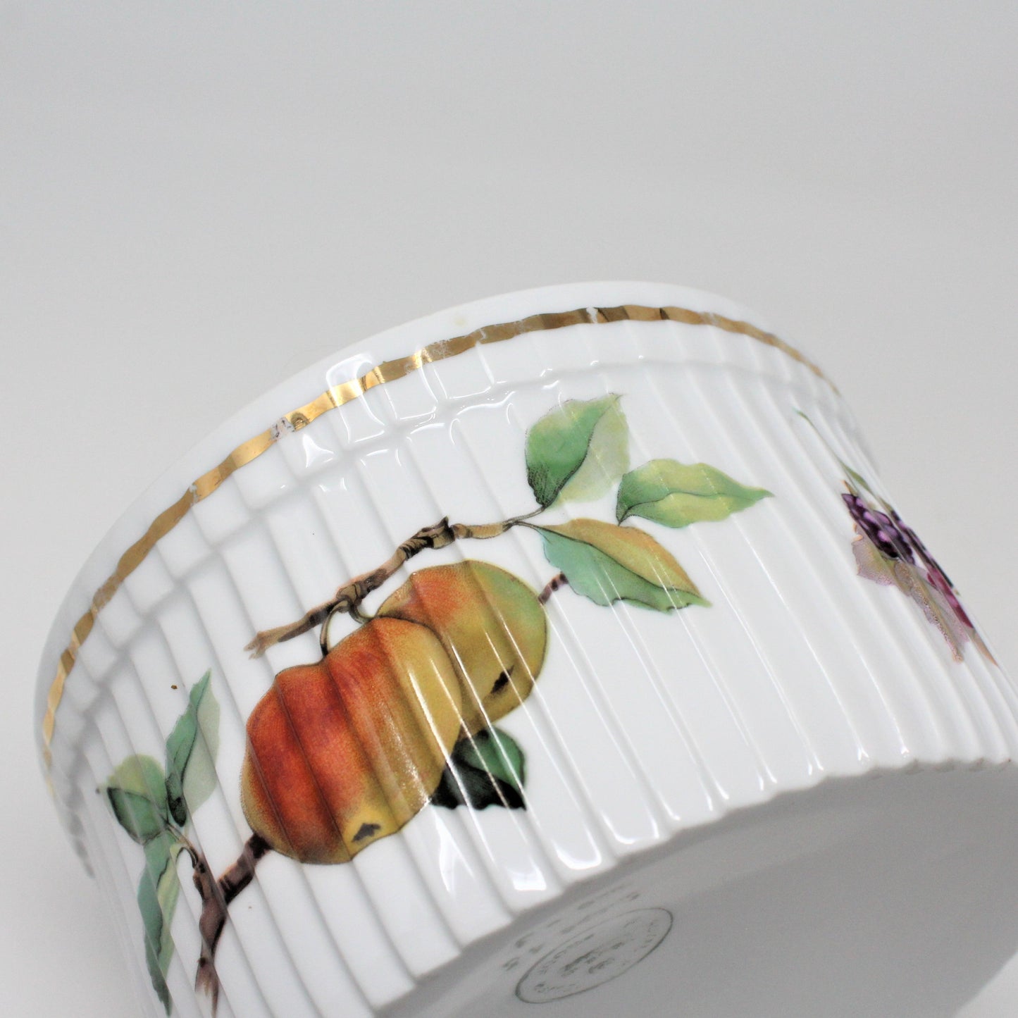 Soufflé Dish, Royal Worcester, Evesham Gold, 5", Vintage