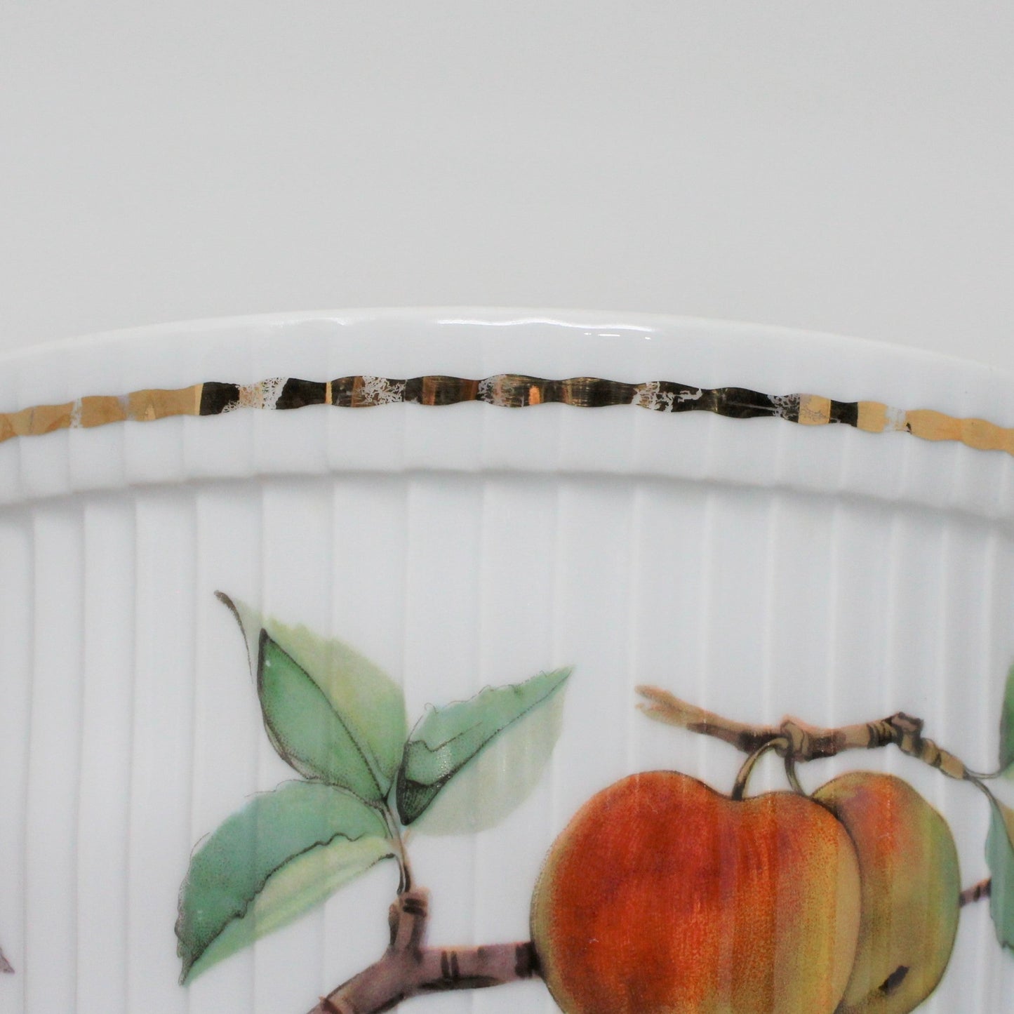 Soufflé Dish, Royal Worcester, Evesham Gold, 5", Vintage