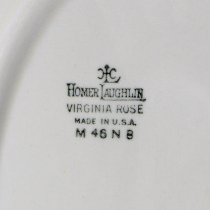 Serving Platter, Homer Laughlin, Virginia Rose, VR-128 Fluffy Rose, Vintage