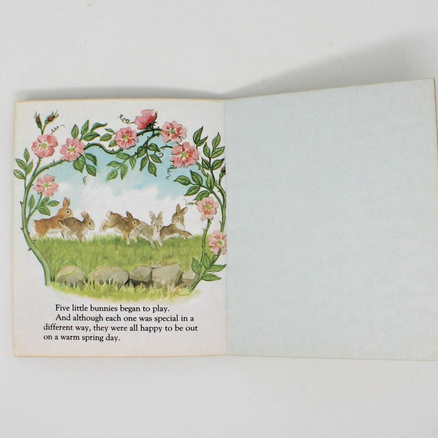 Children's Book, First Little Golden Book, Five Little Bunnies, Hardcover, Vintage 1985