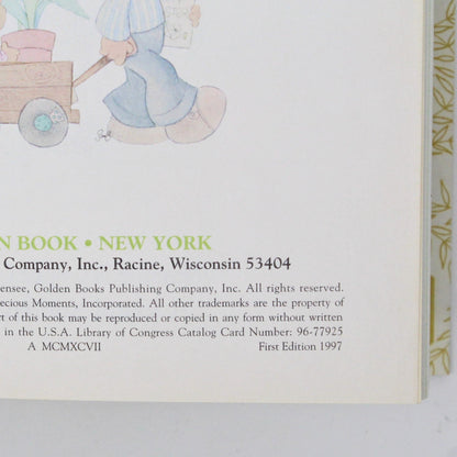 Children's Book, Little Golden Book, Precious Moments, The Wonder of Easter, Hardcover, First Edition 1997