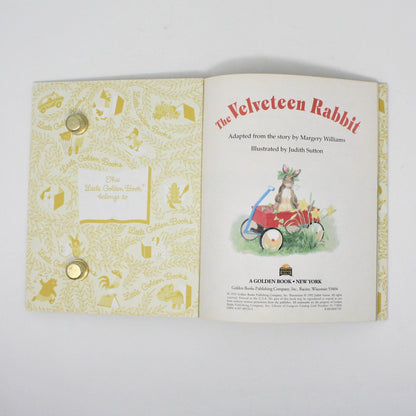 Children's Book, Little Golden Book, The Velveteen Rabbit, Hardcover, 1997