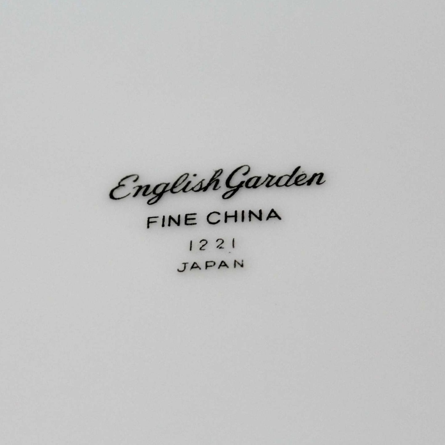 Dinner Plate, Fine China of Japan, English Garden, Set of 5, Vintage