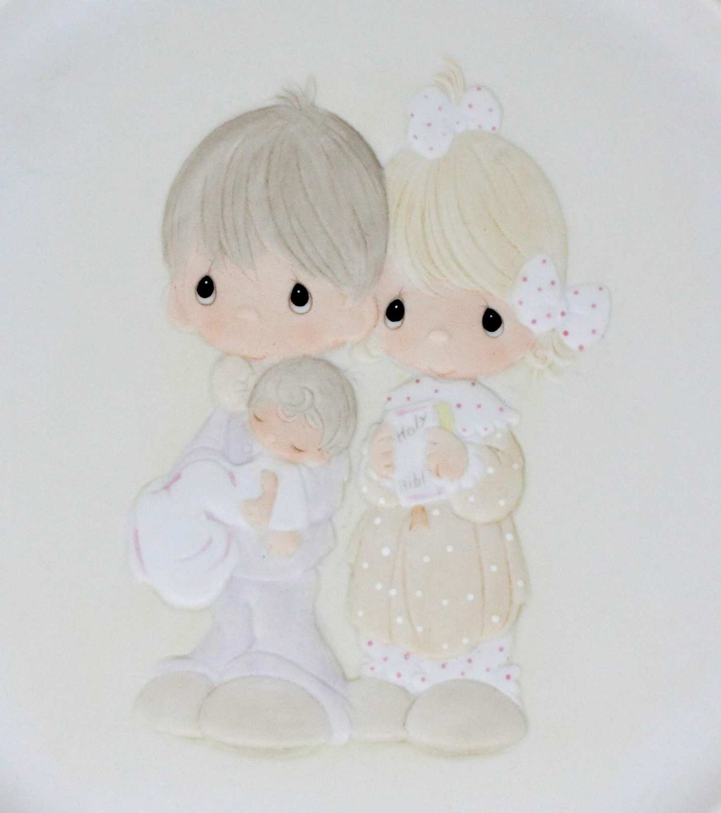 Decorative Plate, Enesco, Precious Moments, Rejoicing With You, Vintage 1981, SOLD