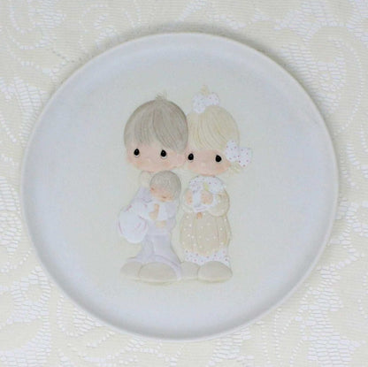 Decorative Plate, Enesco, Precious Moments, Rejoicing With You, Vintage 1981, SOLD