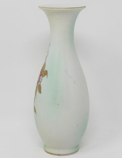 Bud Vase, Ucagco, Hand Painted Carnations, Moriage, Japan, Vintage