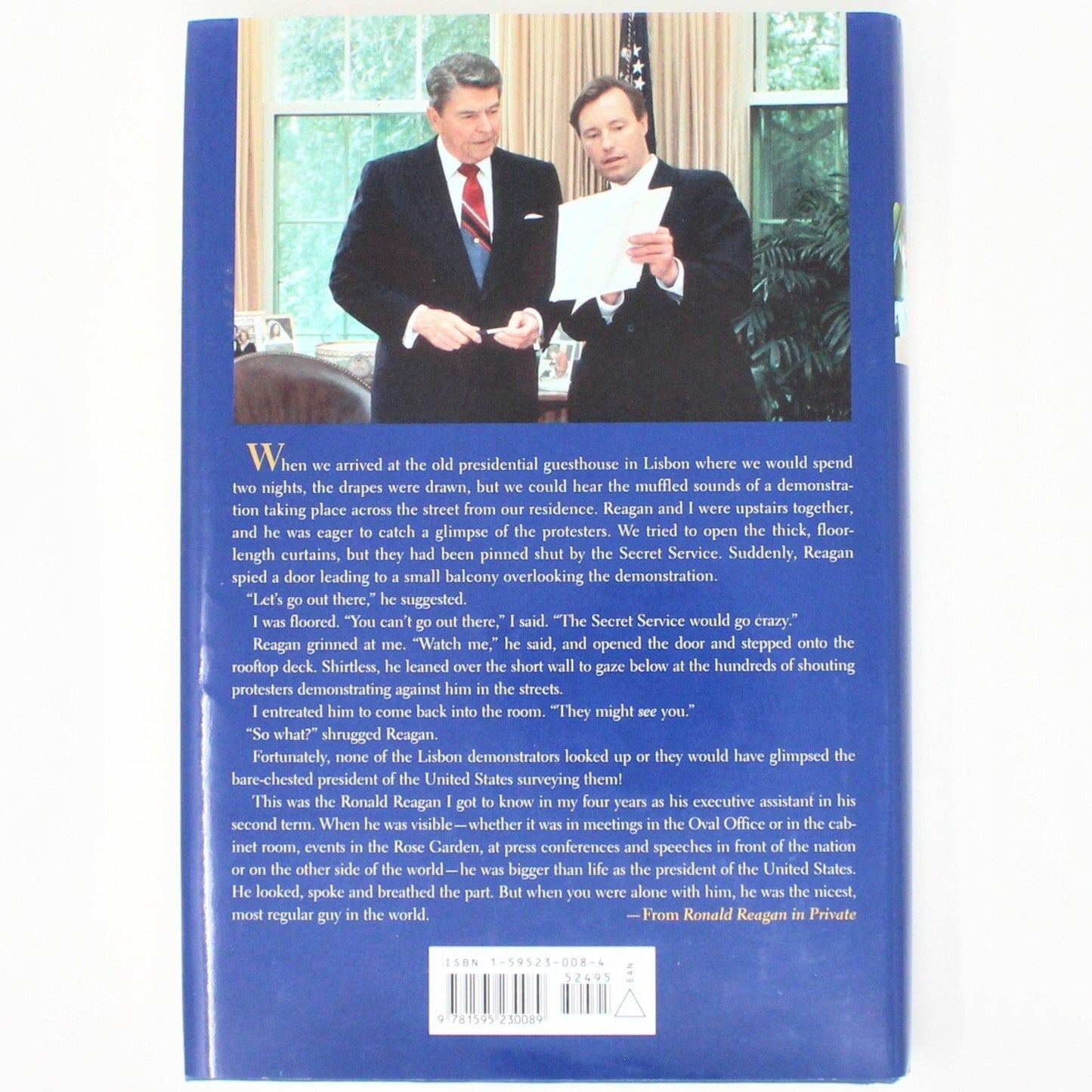 Book, Ronald Reagan In Private, Memoir of My Years in the White House, Kuhn, Hardcover, 2004