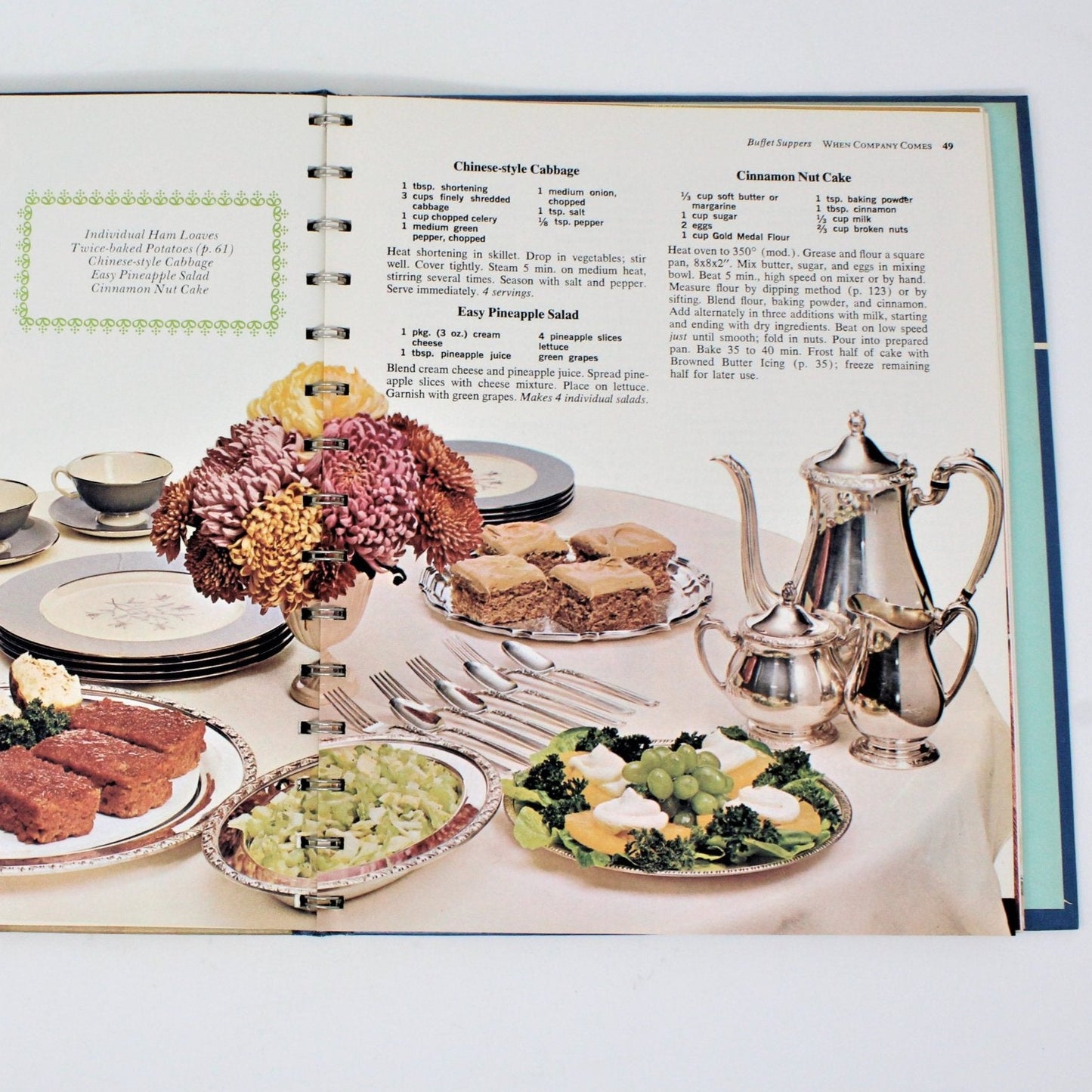 Book, Betty Crocker's New Dinner for Two Cookbook, Hardcover, Vintage 1971