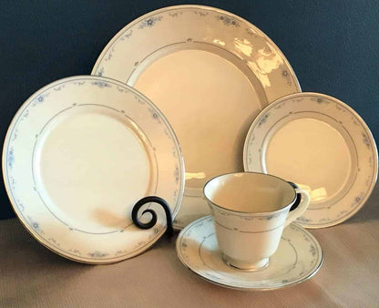 Dinnerware, Lenox, Carolina (Blue Flowers), Service for 8, (40+ Pcs), Vintage, SOLD