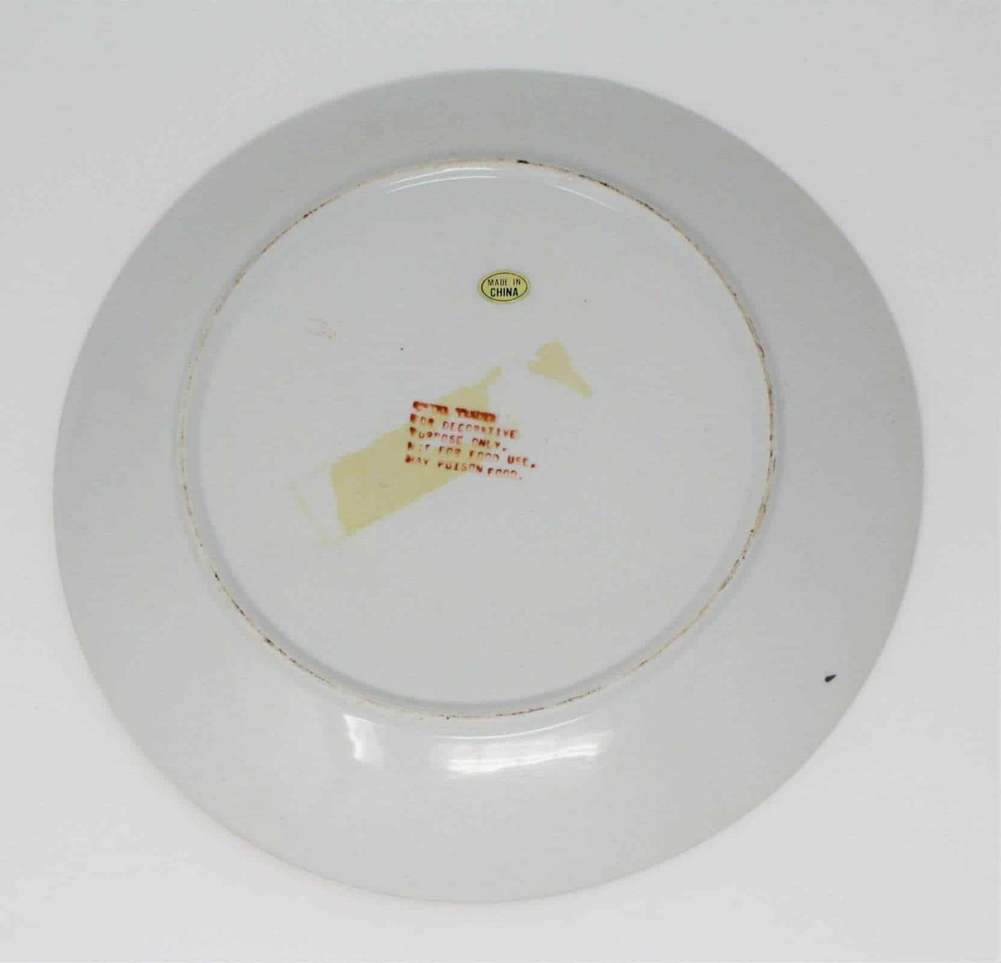 Decorative Plate, Sad Clown Face, Paul Sebastian, Vintage