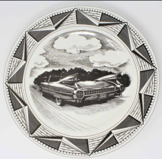 Dinner Plate, Slice of Life, 1959 Cadillac Coupe DeVille, Marla Shega