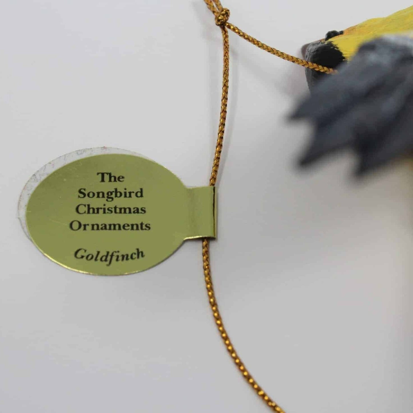 Ornaments, Danbury Mint Songbird Collection, Goldfinch, 2004