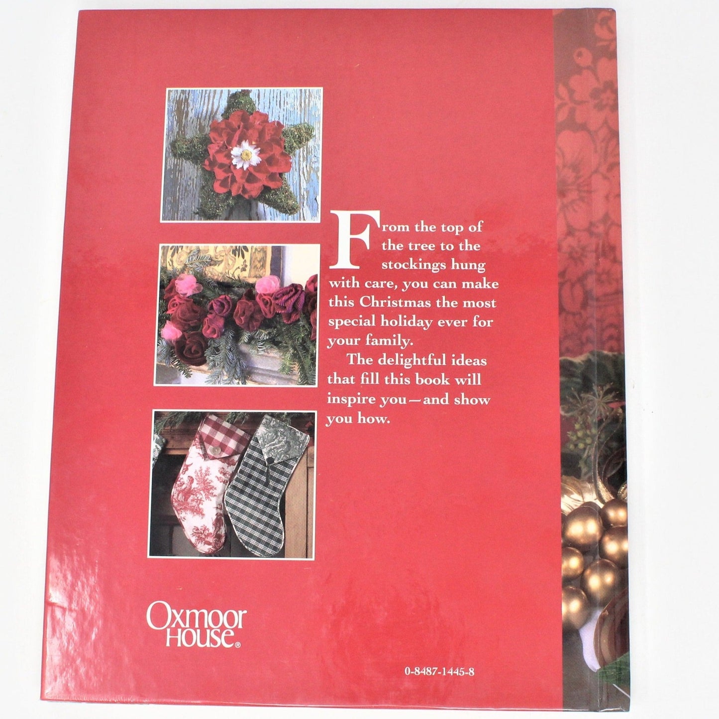 Book, Christmas with Southern Living 1995, Cookbook/Crafts, Hardcover