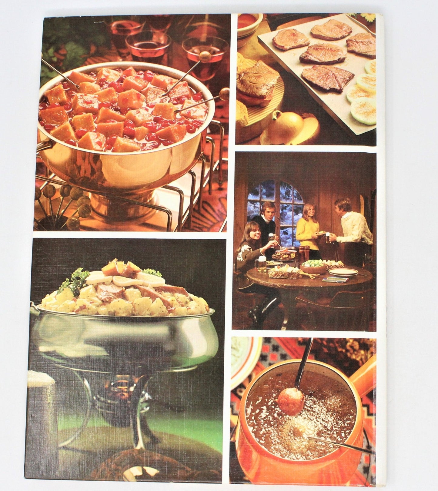 Book, Better Homes & Gardens, Fondue and Tabletop Cooking, Hardcover, Vintage 1971