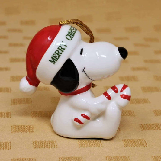 Ornaments, Snoopy with Candy Cane, 1977, Vintage