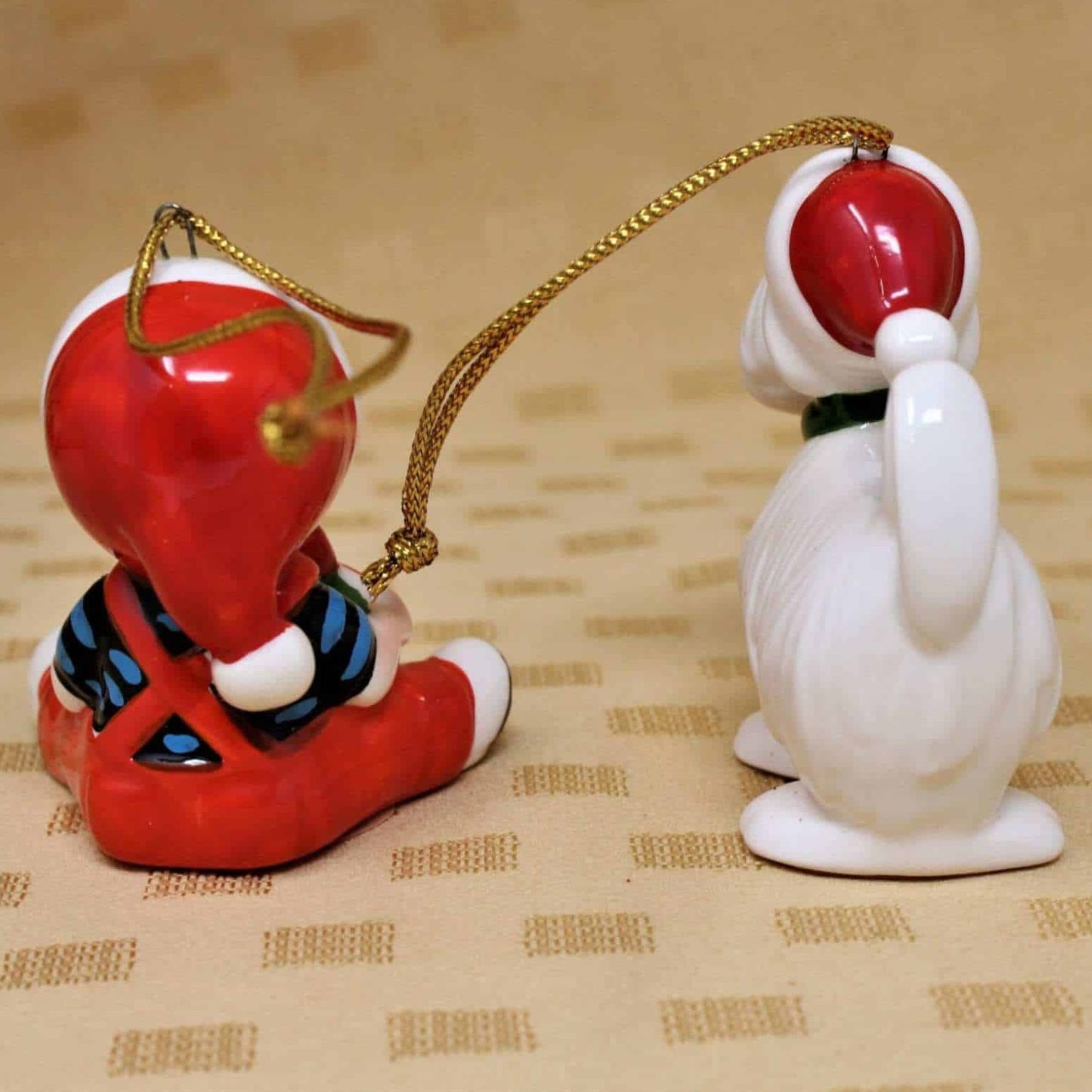 Ornaments, Dennis The Menace & Ruff, In Box, Vintage, NOS, 1977