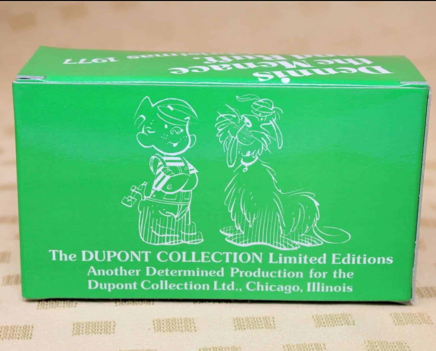 Ornaments, Dennis The Menace & Ruff, In Box, Vintage, NOS, 1977