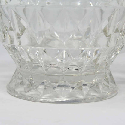 Creamer, Jeannette Glass Windsor Diamond (Holiday), Footed, Vintage