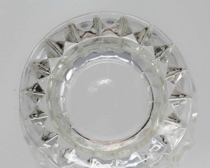 Creamer, Jeannette Glass Windsor Diamond (Holiday), Footed, Vintage