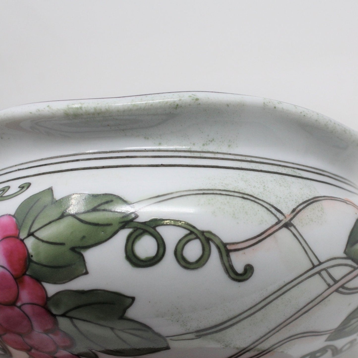 Planter / Vase, AAA Imports, Oriental Grape Clusters, Vintage