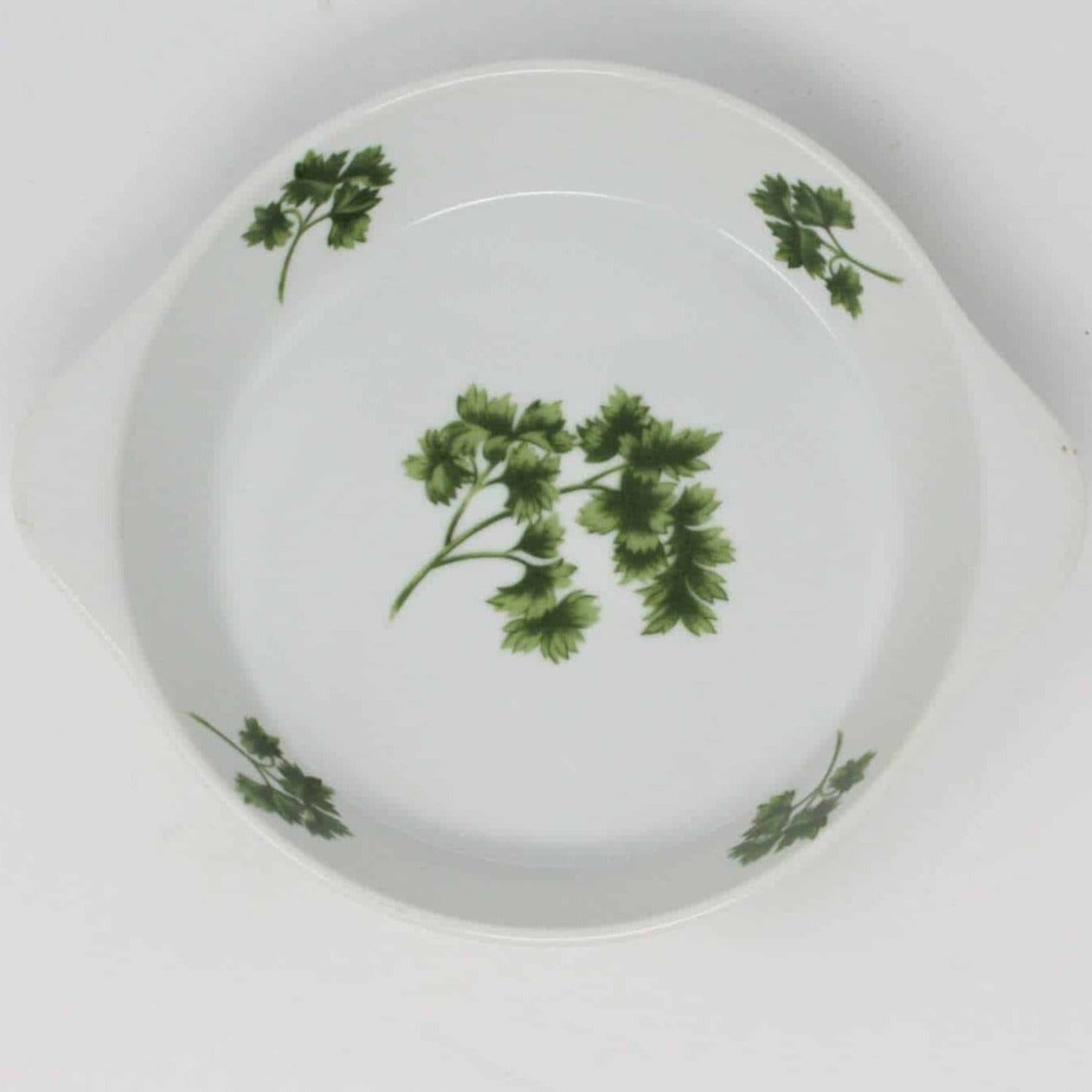 Egg Dish, Sadek, Parsley 8189 Ovenware, 6", Vintage